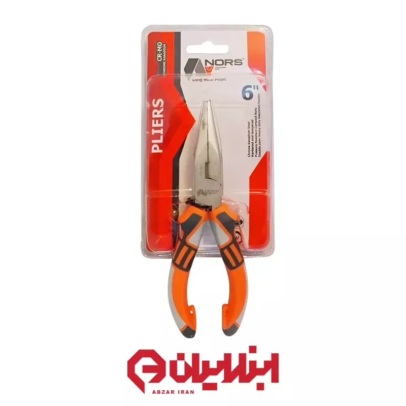 انبر دم باریک 6 اینچ نورس مدل NTP-8006 - ابزار ایران (3)