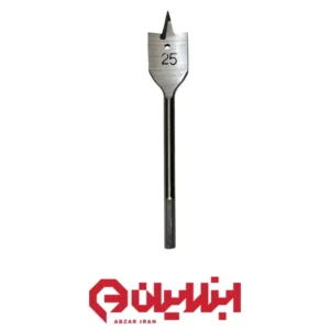 مته برگی سایز ۲۵ میلیمتر ارتفاع ۱۶۰ میلیمتر بوش