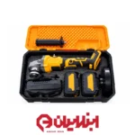 مینی فرز شارژی دو باتری براشلس طرح دیوالت