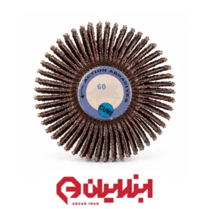 سنباده چتری قطر ۸۰ میلی متر – پهنای ۴۰ میلی متر – مش ۶۰ – شافت ۶