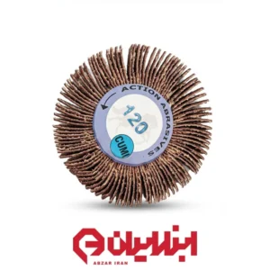 سنباده چتری قطر ۸۰ میلیمتر و پهنای ۵۰ میلیمتر و مش ۱۲۰