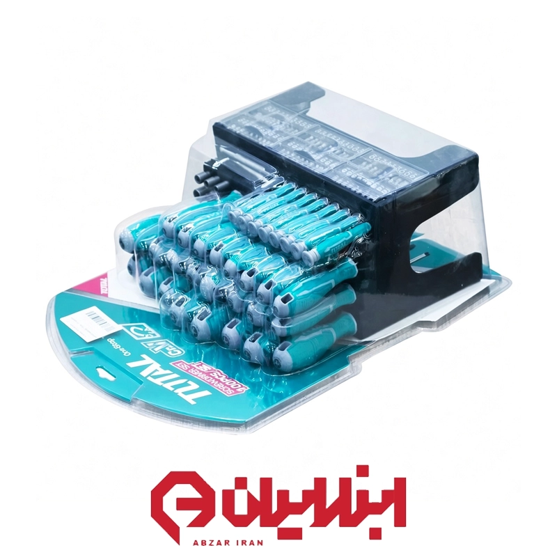 مجموعه پیچگوشتی و بیت ۱۰۰ عددی توتال مدل THT2506100